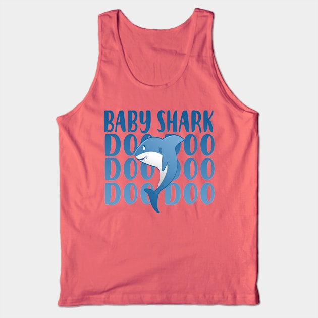 Baby Shark Tank Top by rachybattlebot